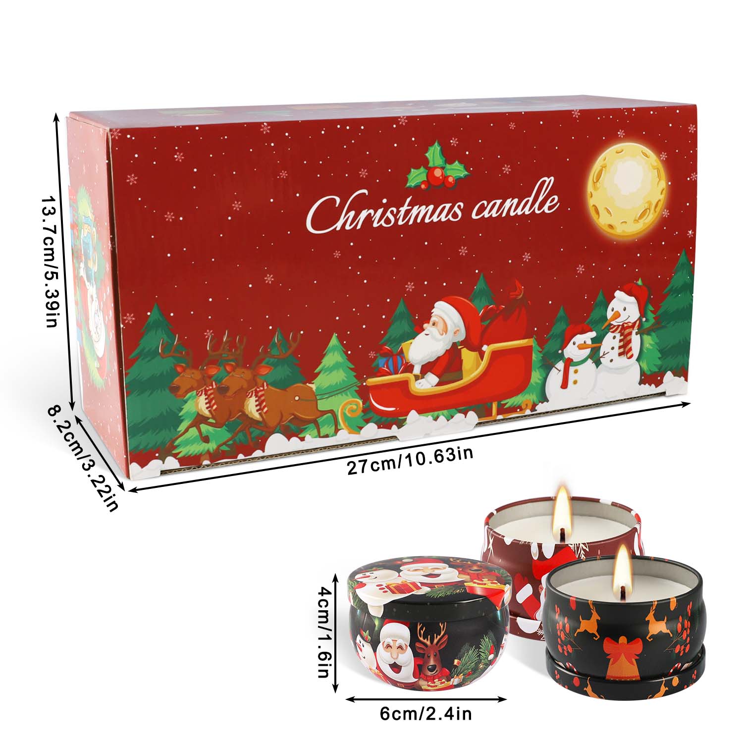 2.3 inch, 16-Piece Christmas S - đánh giá và giá Home Fragrance Gift